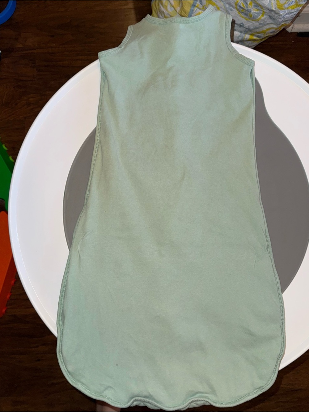 Weighted Quilted Sleeveless Sleep Sack in Sage Green - Baby - Picture 3 of 3
